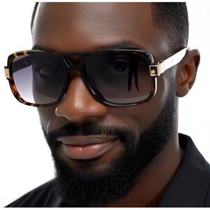 Streetwear Men Sunglasses Hip Hop Cholo Style Rapper Shades Elegant Classy Retro